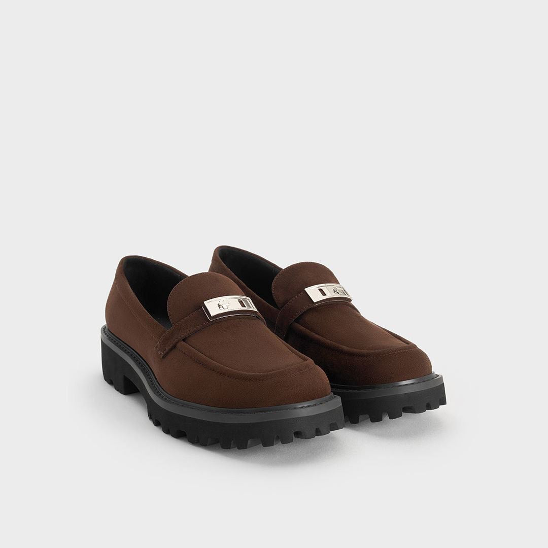 Chunky Lug Sole Loafers