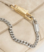 Chain-Strap Flap Crossbody Bag